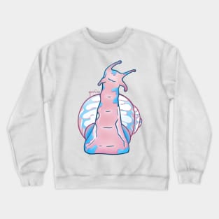 Transgender Pride Snail Crewneck Sweatshirt